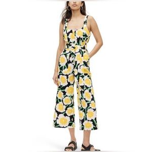 Diane Von Furstenberg x Target  Yellow and White Poppy Jumper